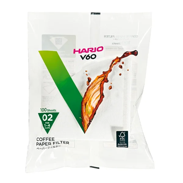فلاتر قهوة v60 هاريو - مقاس 02